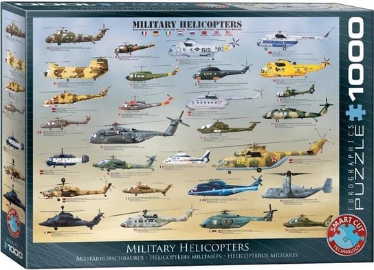 Eurographics, puzzle, Helikoptery, 1000 el. EuroGraphics