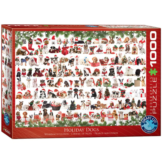 Eurographics, puzzle, Holiday Dogs, 1000 el. EuroGraphics