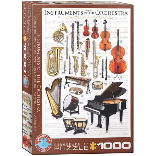 Eurographics, puzzle, Instruments Of The Orchestra, 1000 el. EuroGraphics