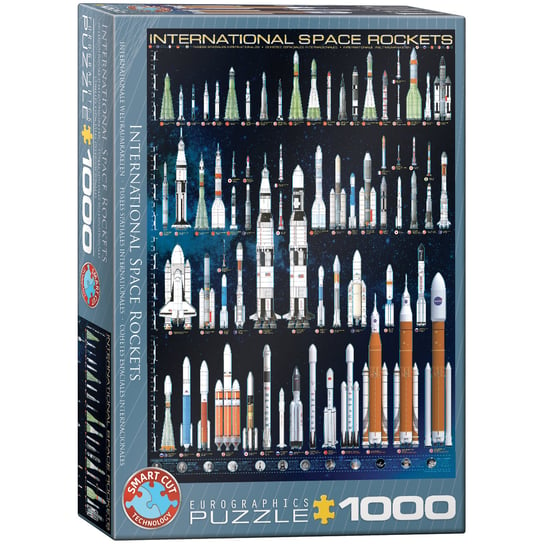 Eurographics, puzzle, International Space Rockets, 1000 el. EuroGraphics