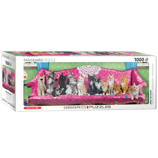 Eurographics, puzzle, Kitty Cat Couch, 1000 el. EuroGraphics