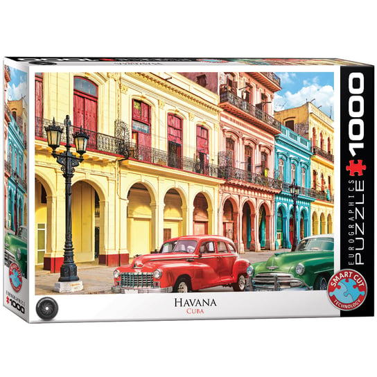 Eurographics, puzzle, La Havana Cuba, 1000 el. EuroGraphics