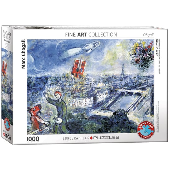 Eurographics, puzzle, Le Bouquet De Paris By Chagall, 1000 el. EuroGraphics