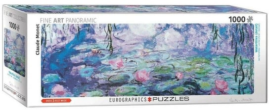 Eurographics, puzzle, Lilie wodne, Claude Monet, Panorama, 1000 el. EuroGraphics