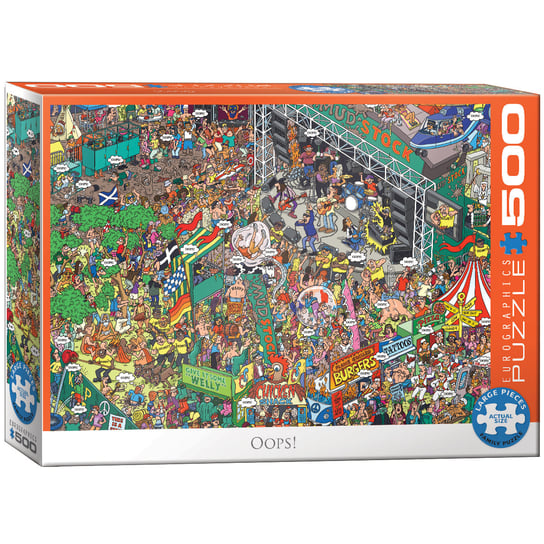 Eurographics, puzzle, Oops By Martin Berry, 500 el. EuroGraphics