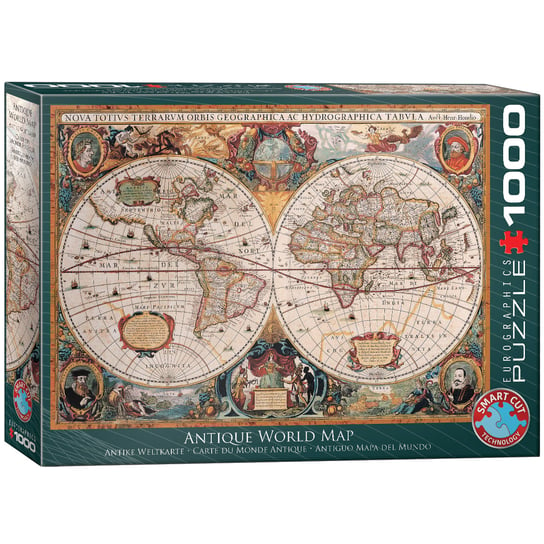 Eurographics, puzzle, Orbis Geographica World Map, 1000 el. EuroGraphics
