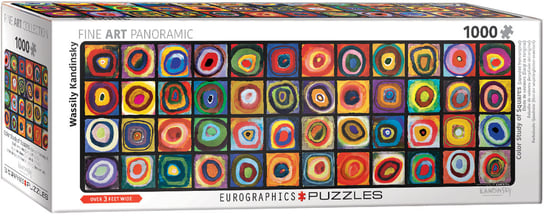 Eurographics, puzzle, Panoramic Color Study Of Squares - Pano, 1000 el. EuroGraphics