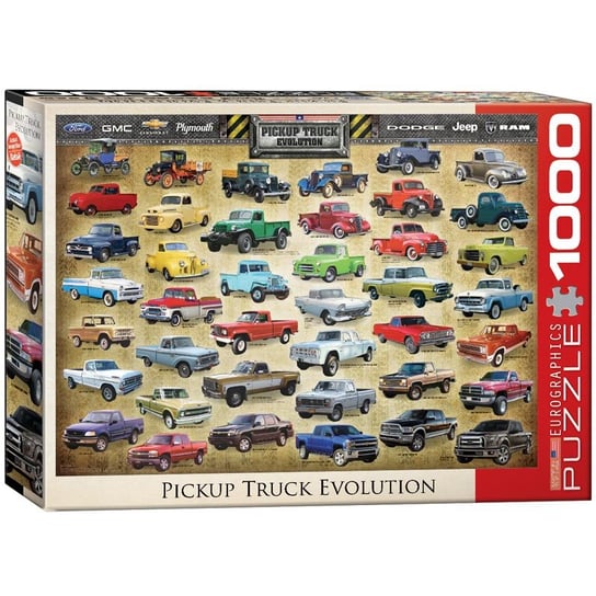 Eurographics, puzzle, Pickup Truck Evolution, 1000 el. EuroGraphics