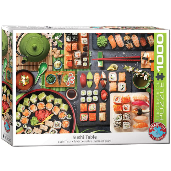Eurographics, puzzle, Potrawy stołu japońskiego - Sushi, 1000 el. EuroGraphics