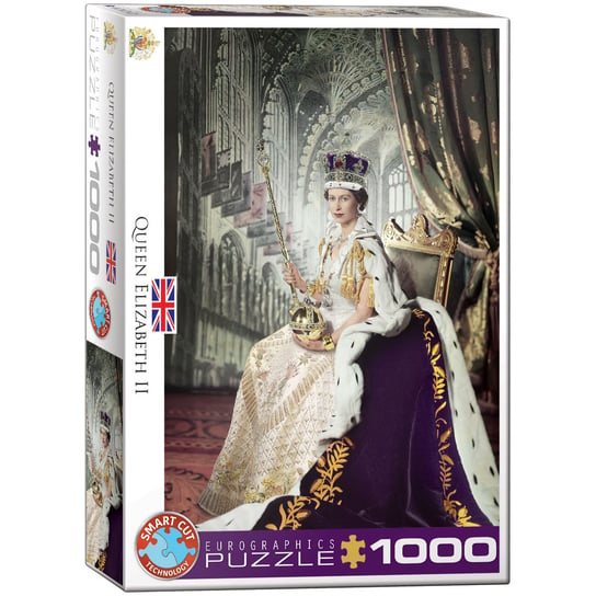Eurographics, puzzle, Queen Elizabeth Ii, 1000 el. EuroGraphics