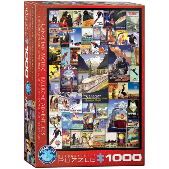 Eurographics, puzzle, Railroad Adventures, 1000 el. EuroGraphics