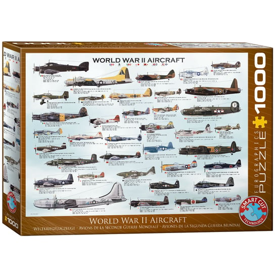 EuroGraphics, puzzle, Samoloty Z Ii Wojny Światowej, 1000 el. EuroGraphics