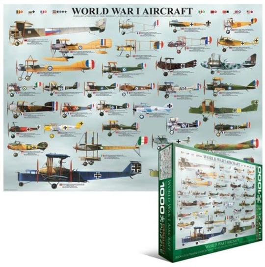 Eurographics, puzzle, Samoloty z okresu I wojny światowej, 1000 el. EuroGraphics