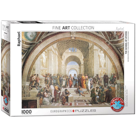 Eurographics, puzzle, School Of Athens By Raphael, 1000 el. EuroGraphics