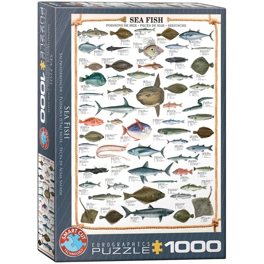 Eurographics, puzzle, Sea Fish, 1000 el. EuroGraphics