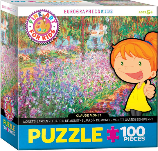 Eurographics, puzzle, Smartkids, Monets Garden By Claude Mo, 100 el. EuroGraphics