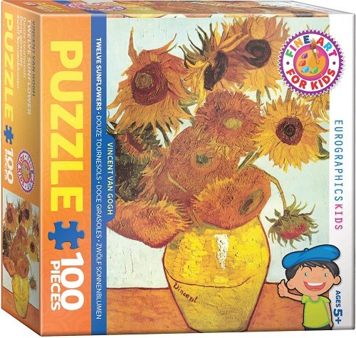 Eurographics, puzzle, Smartkids, Twelve Sunflowers By Van, 100 el. EuroGraphics