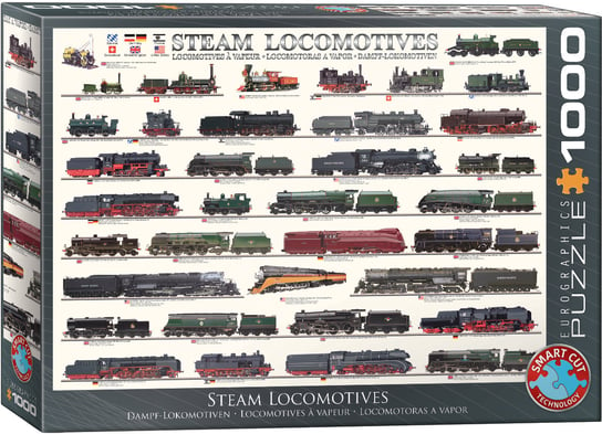 Eurographics, puzzle, Steam Locomotives, 1000 el. EuroGraphics