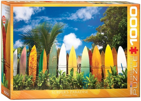 Eurographics, puzzle, Surfer S Paradise Hawaii, 1000 el. EuroGraphics