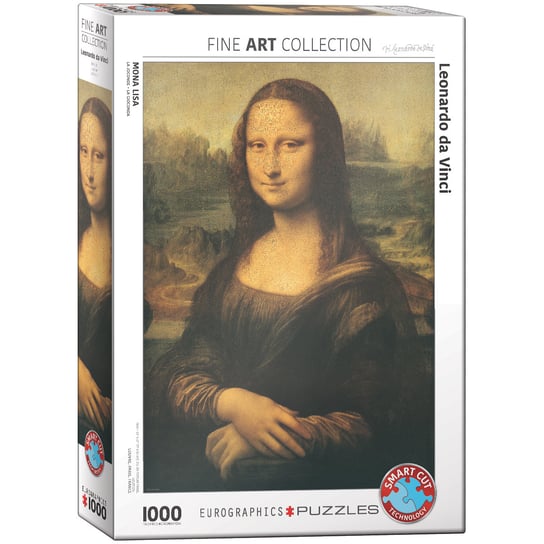 Eurographics, puzzle, sztuka, Mona Lisa Leonardo da Vinci, 1000 el. EuroGraphics