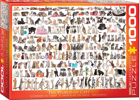 Eurographics, puzzle, The World Of Cats, 1000 el. EuroGraphics
