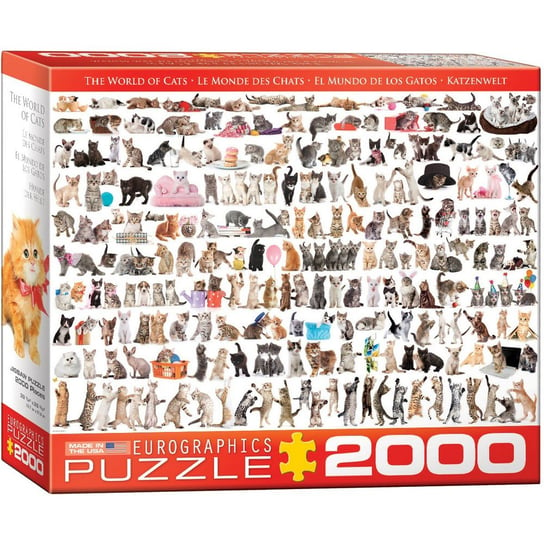 Eurographics, puzzle, The World Of Cats, 2000 el. EuroGraphics