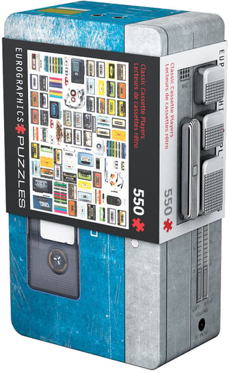 Eurographics, puzzle, Tin Cassette Player, 550 el. EuroGraphics