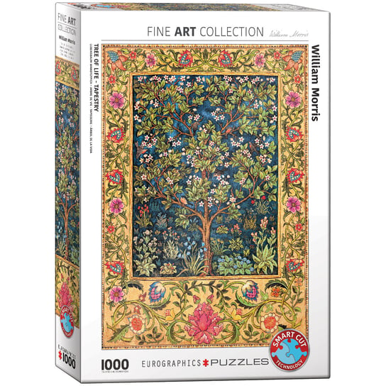Eurographics, puzzle, Tree Of Life Tapestry By William Morris, 1000 el. EuroGraphics