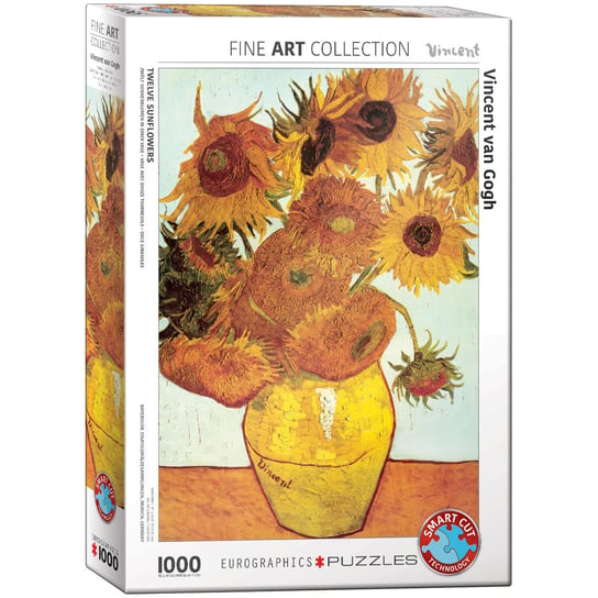 Eurographics, puzzle, Twelve Sunflowers By Van Go, 1000 el. EuroGraphics