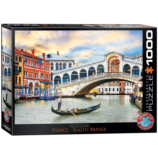 Eurographics, puzzle, Venice Rialto Bridge, 1000 el. EuroGraphics