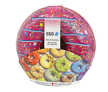 EurographicsPuzzle Tin Donut Rainbow, 550 el. EuroGraphics