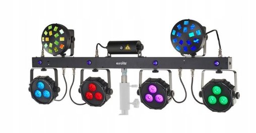 Eurolite LED KLS Laser Bar Next FX Zestaw świateł estradowych DJ Oświetl Eurolite