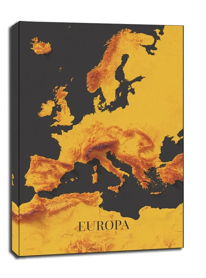 Europa-Afryka - obraz na płótnie 20x30 cm / AAALOE Inna marka