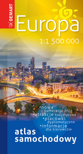 Europa. Atlas samochodowy 1:1500 000 Opracowanie zbiorowe