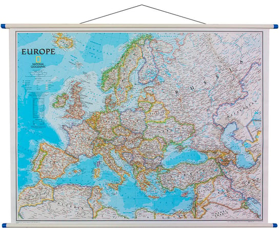 Europa Classic. Mapa ścienna polityczna 1:5 419 000, National Geographic Opracowanie zbiorowe