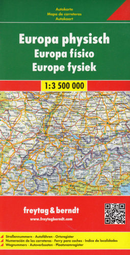 Europa. Mapa drogowa 1:3 500 000 Opracowanie zbiorowe