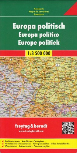 Europa. Mapa polityczno-drogowa 1:3 500 000 Opracowanie zbiorowe