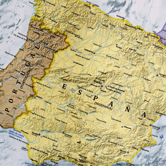 Europa. Mapa ścienna polityczna 1:4 500 000 Opracowanie zbiorowe