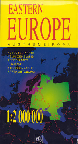 Europa wschodnia. Mapa 1:2 000 000 Jana Seta
