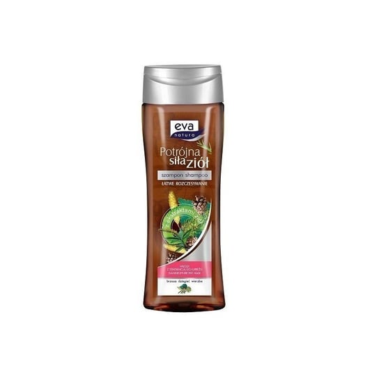 Eva, Natura Potrójna Siła Ziół, szampon do włosów brzozowy, 250 ml Eva
