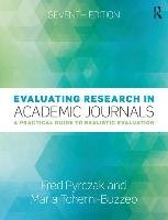 Evaluating Research in Academic Journals Pyrczak Fred, Tcherni-Buzzeo Maria