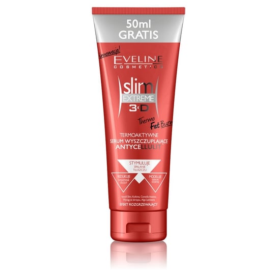 Eveline Cosmetics, 3D Slim Extreme, antycellulitowe termoaktywne serum wyszczuplające, 250 ml Eveline Cosmetics