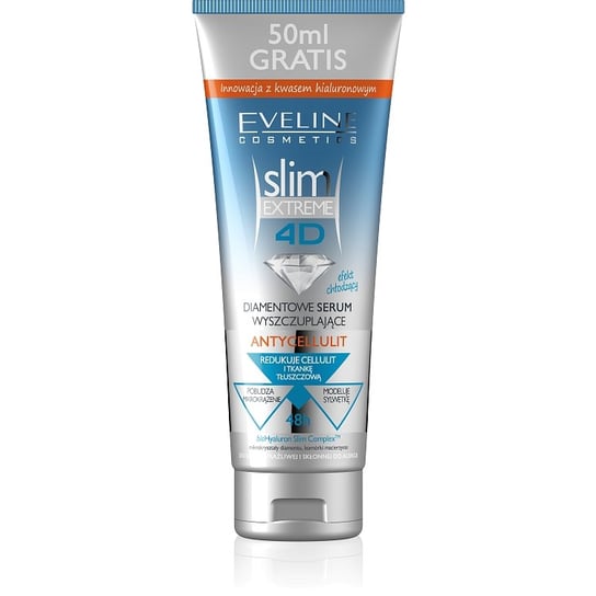 Eveline Cosmetics, 4D Slim Extreme, antycellulitowe serum diamentowe, 250 ml Eveline Cosmetics