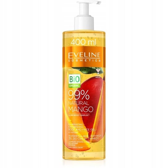 Eveline Cosmetics, 99% Natural Mango Rozświetlająco-Odżywczy Żel Do Ciała I Twarzy, Eveline Cosmetics, 400 Ml Eveline Cosmetics