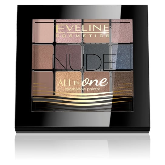 Eveline Cosmetics, All in One, Paleta 12 cieni do powiek, Nude Eveline Cosmetics