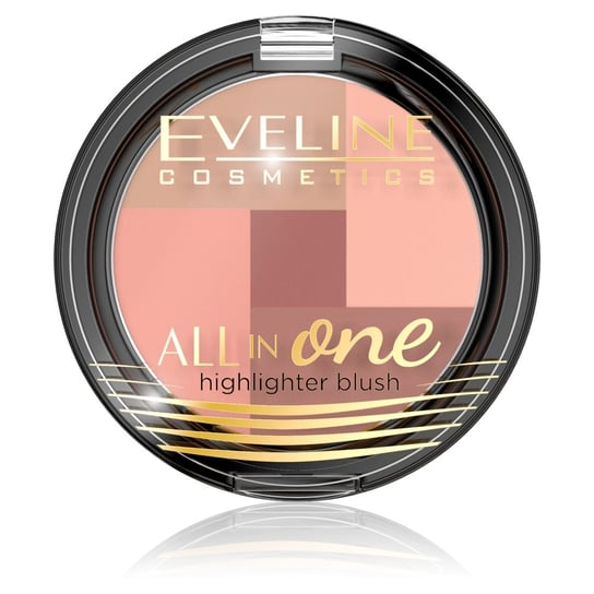 Eveline Cosmetics, All In One, Róż mozaika, nr 01 Eveline Cosmetics