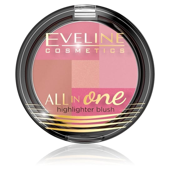 Eveline Cosmetics, All In One, Róż mozaika, nr 02 Eveline Cosmetics
