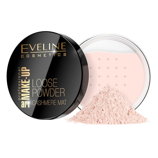 Eveline Cosmetics,  Art make-up professional, Loose Powder Cashmere Mat, Matujący puder sypki 02 Beige Eveline Cosmetics