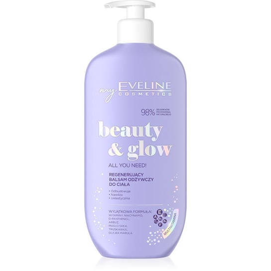 Eveline Cosmetics, Beauty & Glow, Regenerujący balsam odżywczy do ciała, 350 ml Eveline Cosmetics