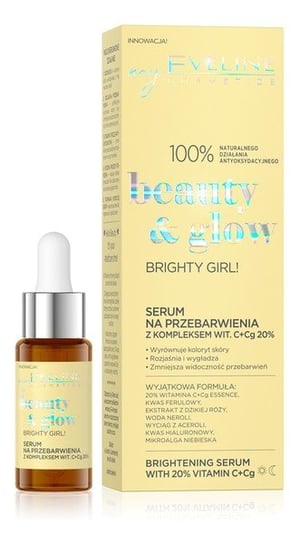 Eveline Cosmetics Beauty&Glow Serum na przebarwienia z kompleksem witaminy C+Cg 20% 18ml Eveline Cosmetics